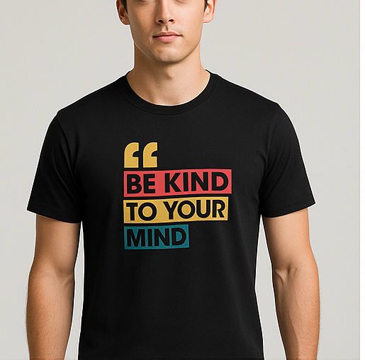 Limitless Vibes Printed Round Neck T-Shirt