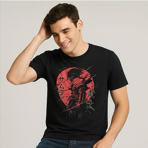 Stylish Title Printed Men’s T-Shirt